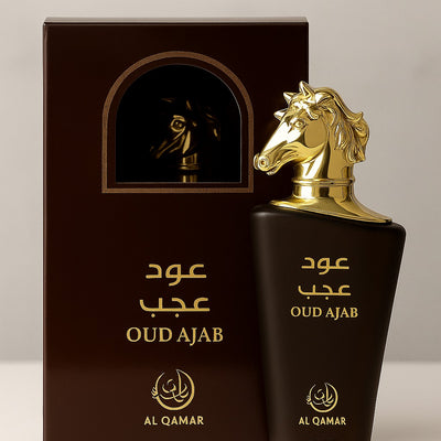 Oud Ajab Perfume 100ml – Premium Oud Scent | Elegant Horse-Shaped Bottle | Perfect Gift for Men