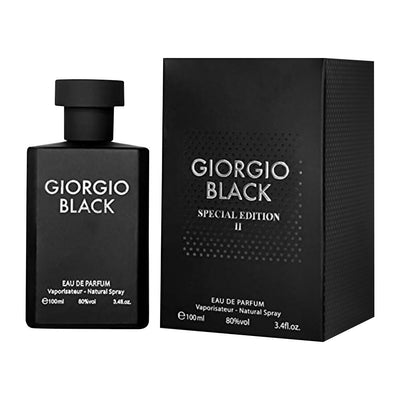 Giorgio Black Special Edition 2 Perfume 100ML – Premium Long Lasting Scent for Men | Elegant & Bold