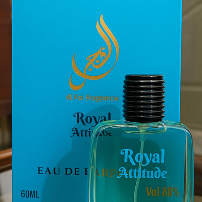 1. Royal Attitude 60ml – Long Lasting Unisex Perfume | Strong Premium Fragrance | Gift for Men & Friend