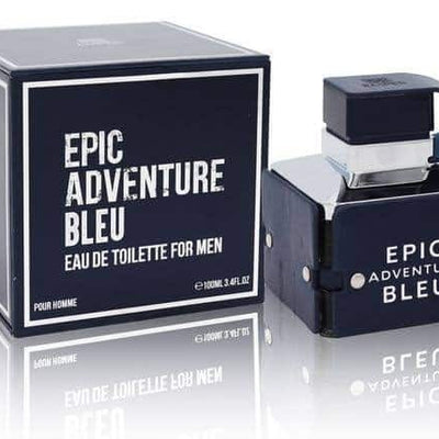 Epic Adventure Bleu 100ml – Strong, Long Lasting Men Perfume | Fresh & Clean Masculine Scent | Perfect Gift for Men
