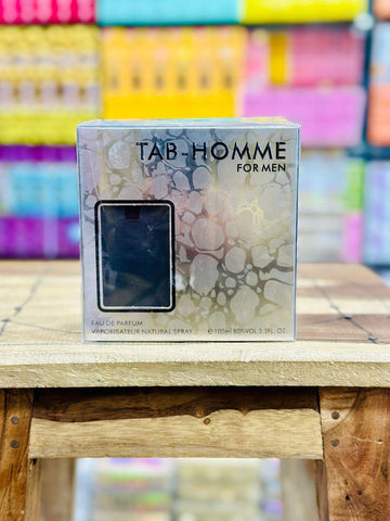 TAB Homme 100ml – Premium Long Lasting Perfume for Men | Strong Fresh Fragrance | Gift for Friend
